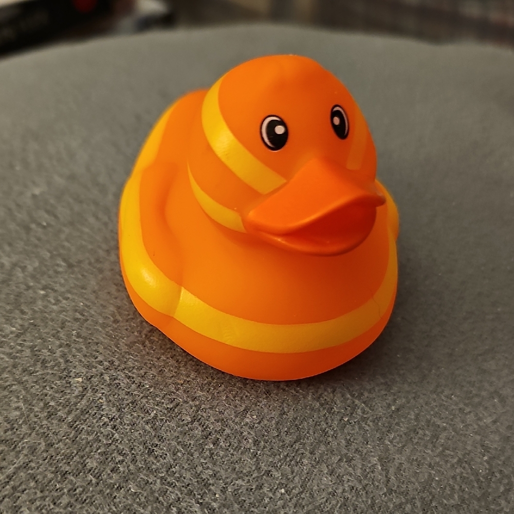 Orange/yellow Rubber Duck